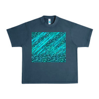 Midnight Navy blue glitter with leopard pattern Urban Heavy Tee - TumblerDesignByShophia