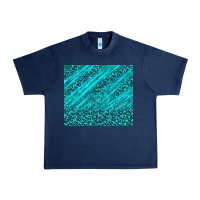 Navy blue glitter with leopard pattern Urban Heavy Tee - TumblerDesignByShophia