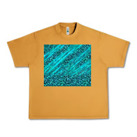 Peanut Butter blue glitter with leopard pattern Urban Heavy Tee - TumblerDesignByShophia
