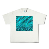 Pistachio blue glitter with leopard pattern Urban Heavy Tee - TumblerDesignByShophia