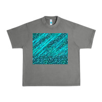 Tornado blue glitter with leopard pattern Urban Heavy Tee - TumblerDesignByShophia