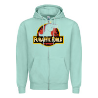 Seafoam Furaffic Forld Zipper Hoodie - minhPixels