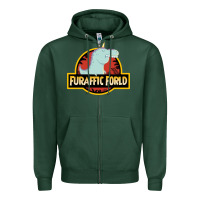 Sports Green Furaffic Forld Zipper Hoodie - minhPixels