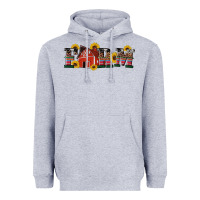 Heather Grey western farm Heavyweight Hoodie - Artiststas
