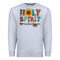 Heather Grey holy spirit activate Premium Sweatshirt - Artiststas