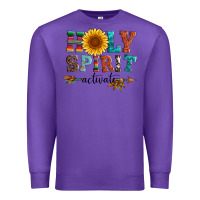 Purple holy spirit activate Premium Sweatshirt - Artiststas