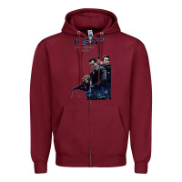 Burgundy heat movie heat movie heat movie heat movie heat movie heat movie heat Zipper Hoodie - minhPixels