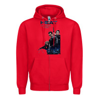 Red heat movie heat movie heat movie heat movie heat movie heat movie heat Zipper Hoodie - minhPixels