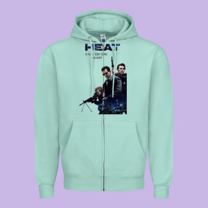 Heat Movie Heat Movie Heat Movie Heat Movie Heat Movie Heat Movie Heat Zipper Hoodie Designed By Minhpixels