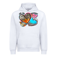 White western leopard  racing  hearts Urban Hoodie - AdoDesignShop
