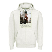 Oatmeal Heather Home Alone Alternative Poster Art Movie Large (1) Classic . Zipper Hoodie - minhPixels