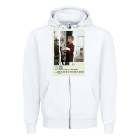 White Home Alone Alternative Poster Art Movie Large (1) Classic . Zipper Hoodie - minhPixels