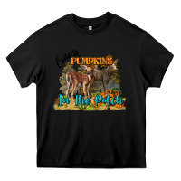 Black Fall Cutest Pumpkin In The Patch Deer Heavy Core Tee - LillyAllenDesigns