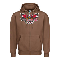 Chestnut carolina thunderbirds Zipper Hoodie - minhPixels