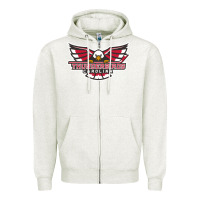 Oatmeal Heather carolina thunderbirds Zipper Hoodie - minhPixels
