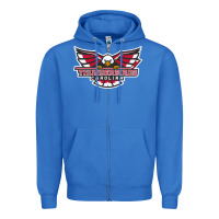 True Royal carolina thunderbirds Zipper Hoodie - minhPixels