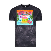 Cloud Black here comes the sun Vintage Tee - TumblerDesignByShophia