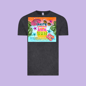 Here Comes The Sun Vintage Tee Designed By Tumblerdesignbyshophia
