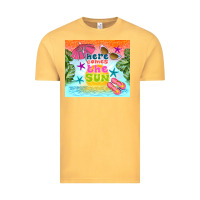 Vintage Mustard here comes the sun Vintage Tee - TumblerDesignByShophia