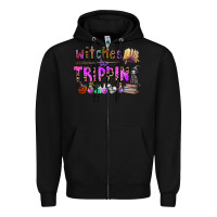 Black witches be trippin Zipper Hoodie - CowhideDigitalArt