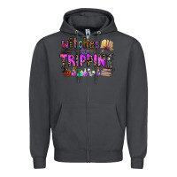 Smoke witches be trippin Zipper Hoodie - CowhideDigitalArt