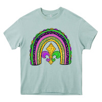 Arona mardi gras fleur de lis rainbow Heavy Core Tee - JahusDesignShop