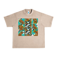 French Oak cowhide mama with rustic teal wood Urban Heavy Tee - TumblerDesignByShophia