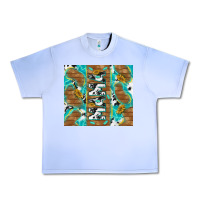 Grape Ice cowhide mama with rustic teal wood Urban Heavy Tee - TumblerDesignByShophia