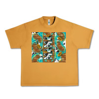 Peanut Butter cowhide mama with rustic teal wood Urban Heavy Tee - TumblerDesignByShophia