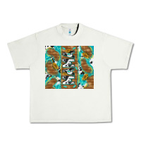 Pistachio cowhide mama with rustic teal wood Urban Heavy Tee - TumblerDesignByShophia