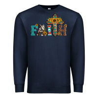 Navy faith Premium Sweatshirt - Artiststas
