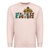 Pale Pink faith Premium Sweatshirt - Artiststas
