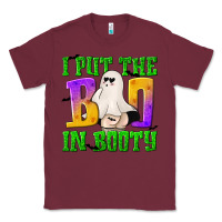 Burgundy I Put The Boo Classic Tee - texasbilliewilder
