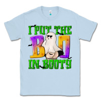 Dusty Blue I Put The Boo Classic Tee - texasbilliewilder