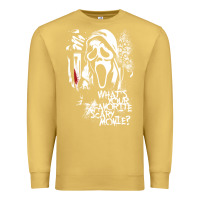 Antique Gold Scream Favorite Scary Movie Premium Sweatshirt - minhPixels