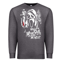 Charcoal Heather Scream Favorite Scary Movie Premium Sweatshirt - minhPixels