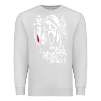 Dove Grey Scream Favorite Scary Movie Premium Sweatshirt - minhPixels
