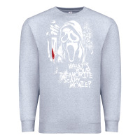 Heather Grey Scream Favorite Scary Movie Premium Sweatshirt - minhPixels