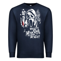 Navy Scream Favorite Scary Movie Premium Sweatshirt - minhPixels