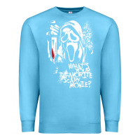 Ocean Blue Scream Favorite Scary Movie Premium Sweatshirt - minhPixels