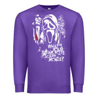 Purple Scream Favorite Scary Movie Premium Sweatshirt - minhPixels