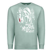 Seafoam Scream Favorite Scary Movie Premium Sweatshirt - minhPixels