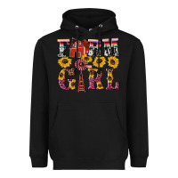 Black western farm girl Heavyweight Hoodie - Artiststas