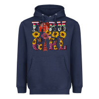 Navy western farm girl Heavyweight Hoodie - Artiststas