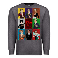 Charcoal Heather Clue Movie Premium Sweatshirt - minhPixels