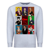 Heather Grey Clue Movie Premium Sweatshirt - minhPixels