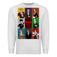 Oatmeal Heather Clue Movie Premium Sweatshirt - minhPixels