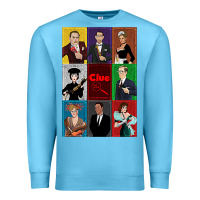 Ocean Blue Clue Movie Premium Sweatshirt - minhPixels