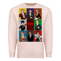 Pale Pink Clue Movie Premium Sweatshirt - minhPixels