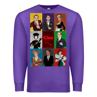 Purple Clue Movie Premium Sweatshirt - minhPixels